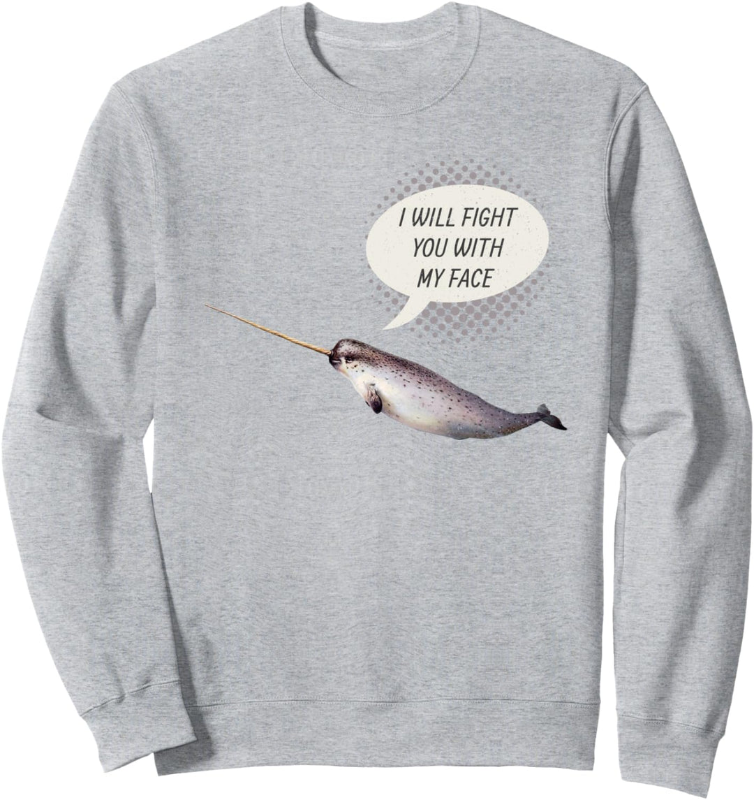Lustiger Narwal Ich werde Sie Einhorn des Meeresgeschenks be Sweatshirt