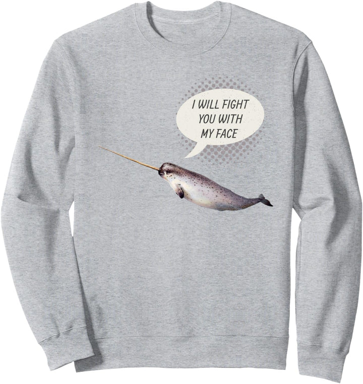 Lustiger Narwal Ich werde Sie Einhorn des Meeresgeschenks be Sweatshirt
