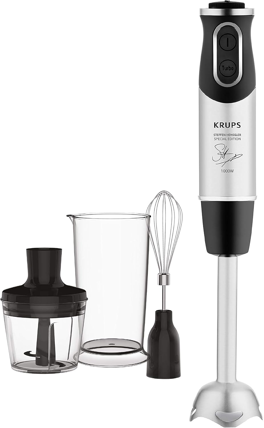 Krups Perfect Mix Stabmixer HZ6568 | Blender | 1000 W | Edelstahl/dunkelgrau & Philips Domestic Appl