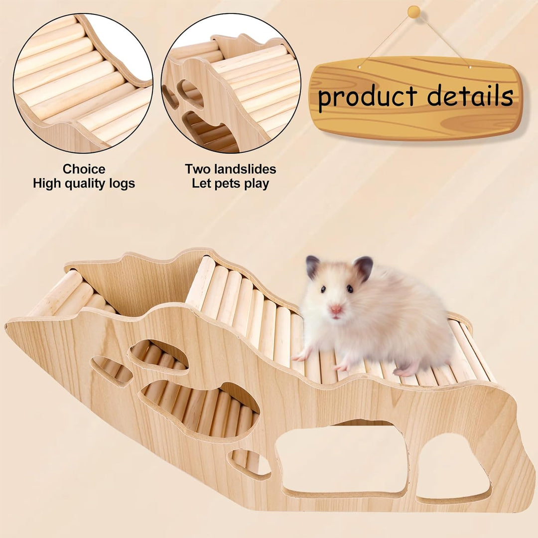 Hamster Tunnel, Hamster Kletterleiter, Watchbox Hamster, Hamster Versteck Käfig, Hamsterhaus aus Hol