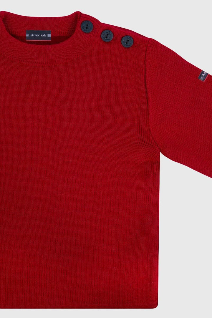Armor Lux Jungen Pullover 2 Jahre Rot (296 Braise), 2 Jahre Rot (296 Braise)