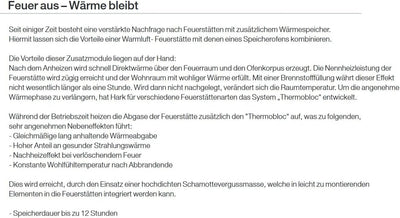HARK 6x Thermospeichersteine für Kaminöfen