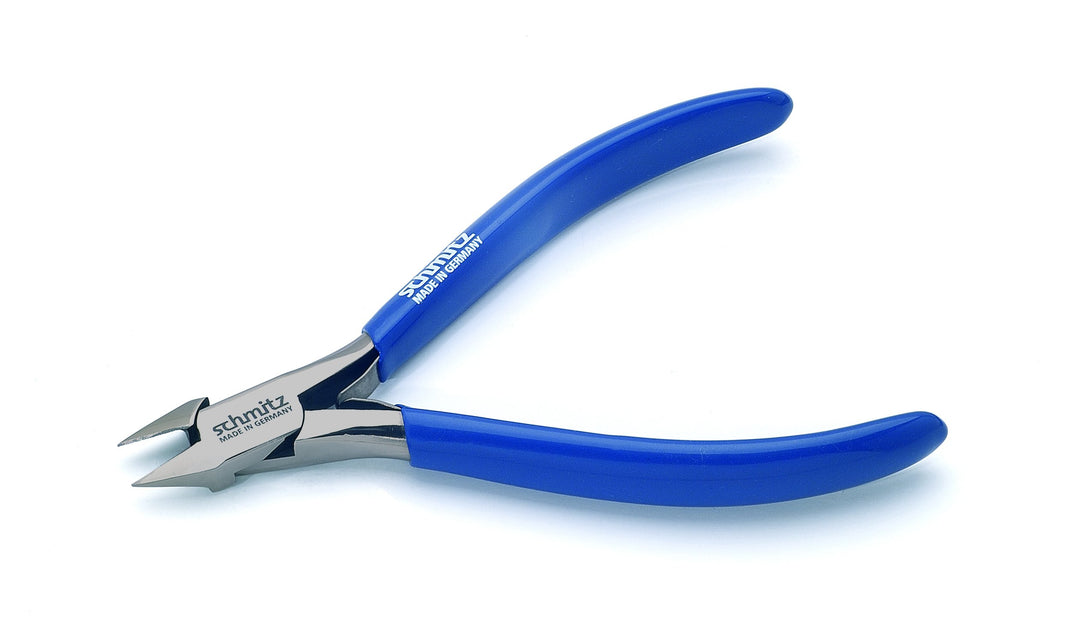 Seitenschneider 120mm - schmitz 1232EP02 - spitzer Kopf mit Auskehlung mit feiner Schneid-Wate - ESD