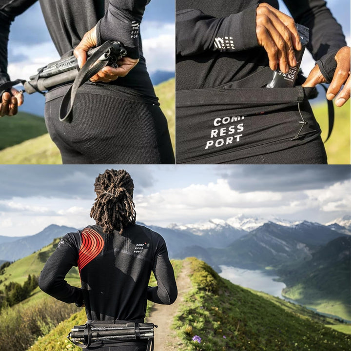 COMPRESSPORT Unisex Free Belt Pro Gürtel XL/XXL Schwarz, XL/XXL Schwarz