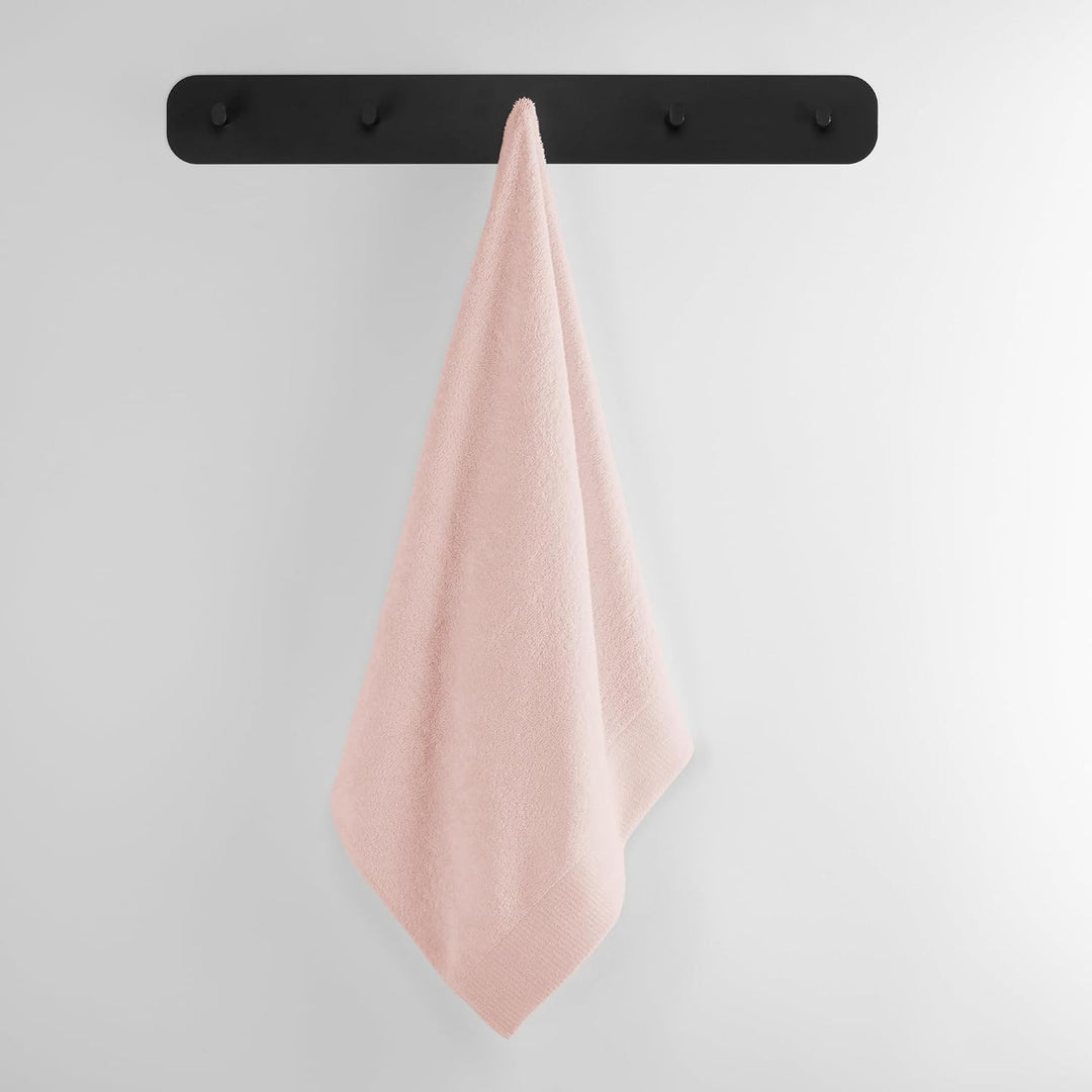 AmeliaHome Handtuch Set Hellrosa 4 Gästetücher 30x50 cm 4 Handtücher 50x100 cm und 2 Duschtücher 70x