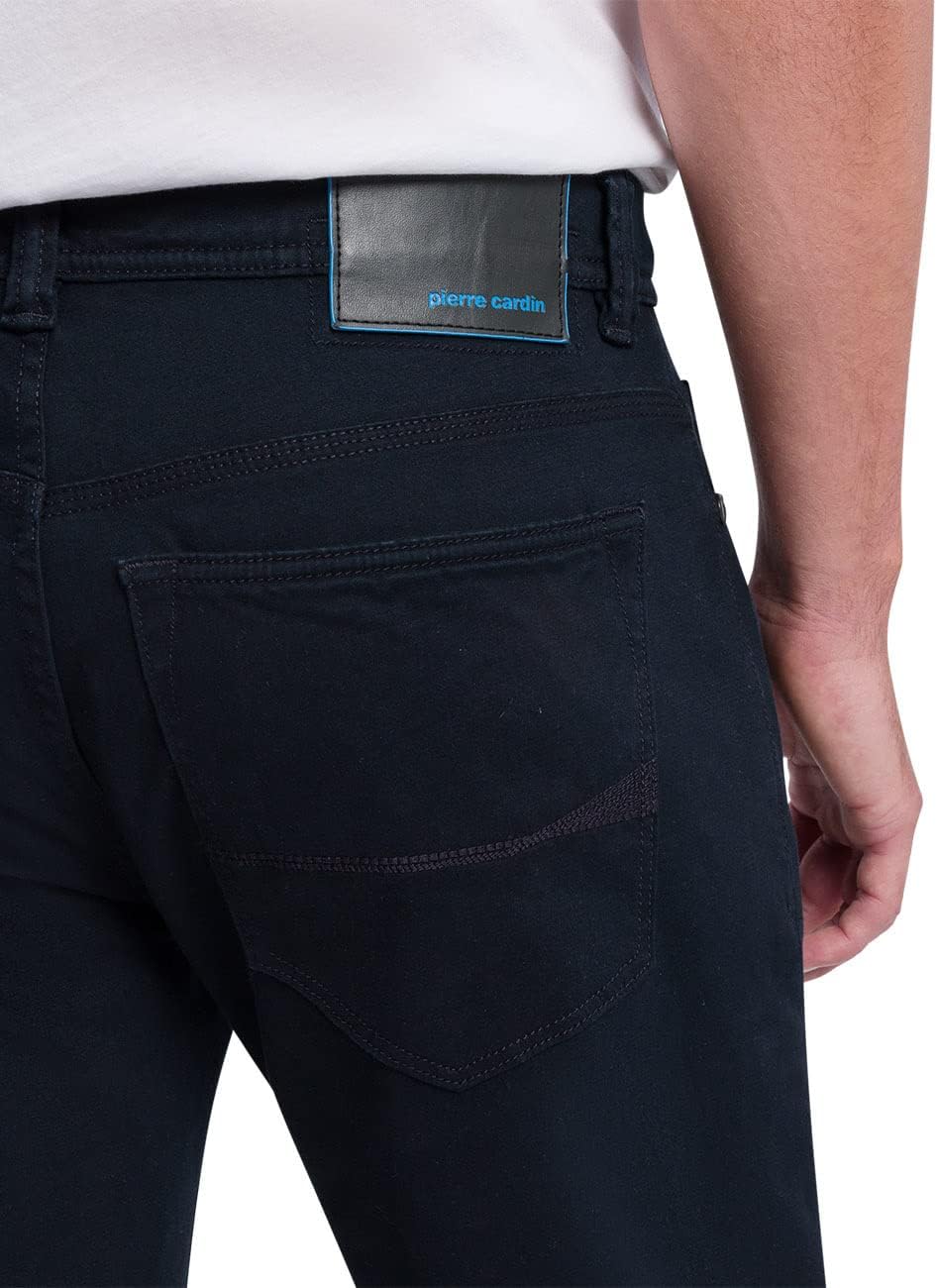 Pierre Cardin Herren 5 Pocket Stoffhose 30W / 32L Marine, 30W / 34L