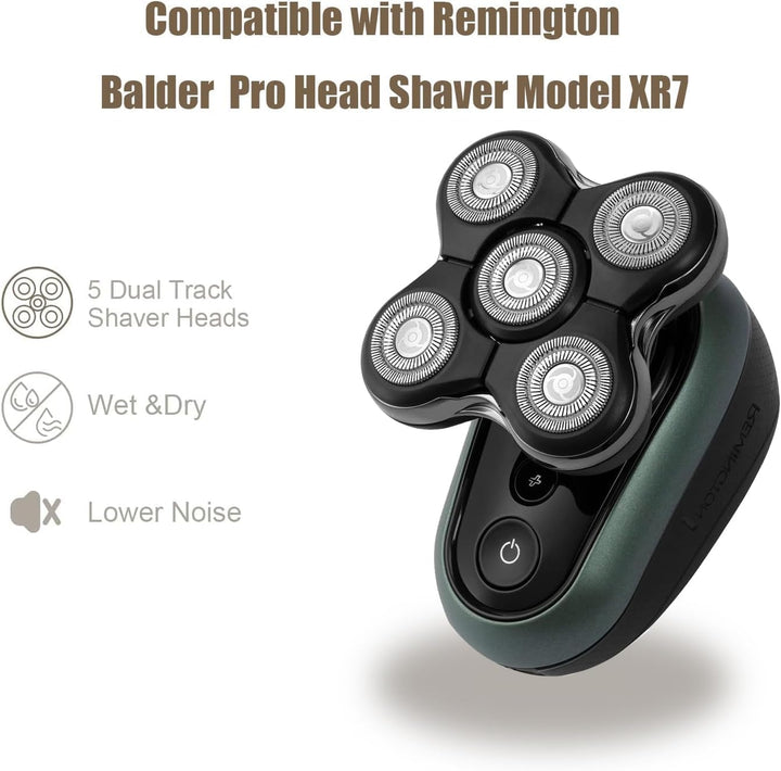 2 paquet de têtes de rechange pour rasoir compatibles avec les rasoirs Remington RX7 Ultimate Series