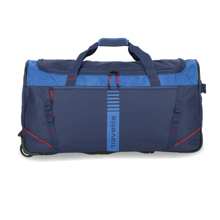 travelite 2-Rad Trolley Grösse L, Gepäck Serie BASICS ACTIVE: Weichgepäck Reisetasche mit Rollen im