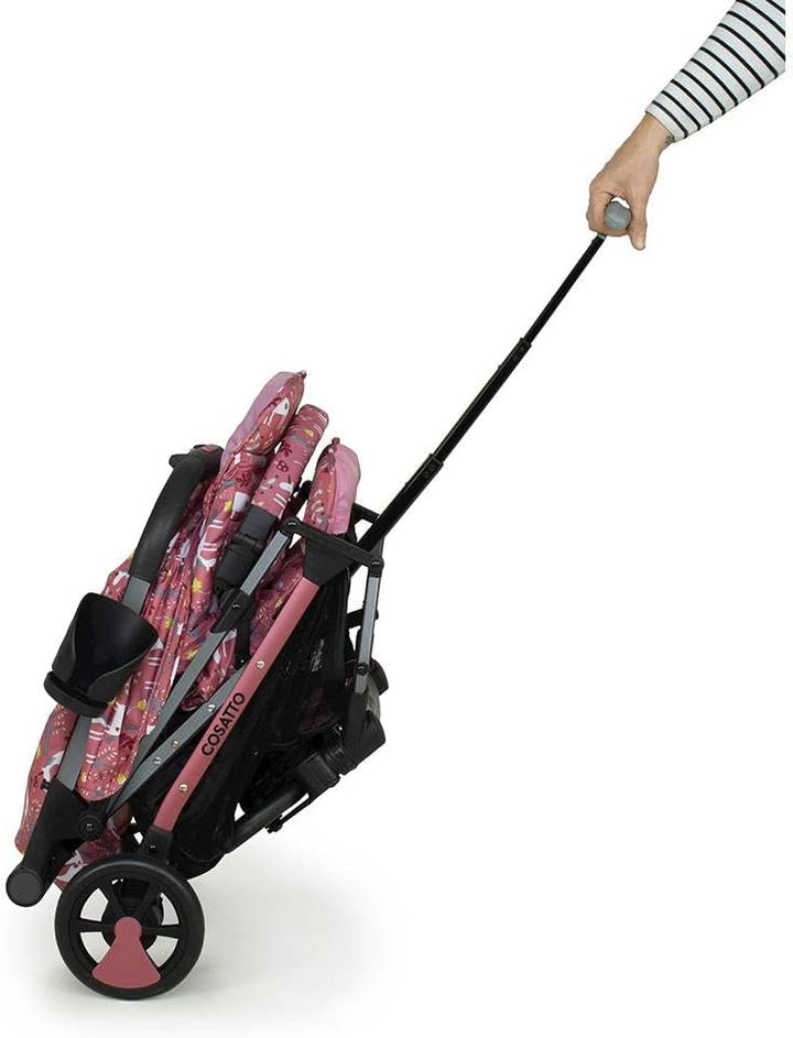 COSATTO Woosh 3 - Leichter Kinderwagen ab Geburt bis 25kg.Einfaches Zusammenklappen mit 1 Hand,kompa