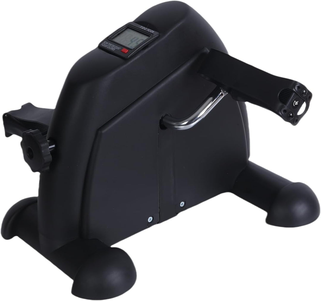 Endless Portable Pedal Exerciser with Digital Monitor | White | Material: Alloy Steel | Under Desk B