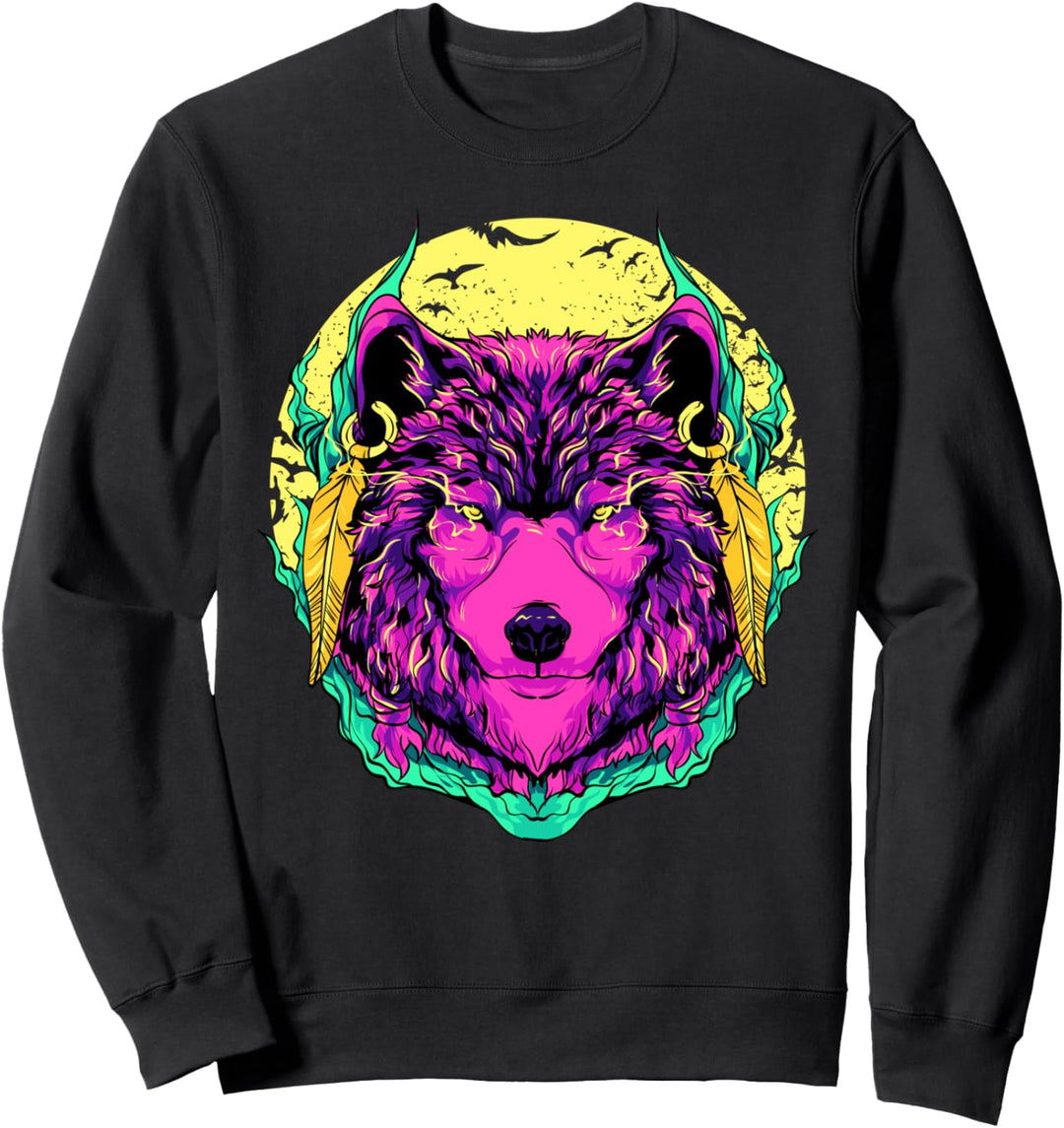 Werewolf Fierce Wolf Mythical Creature Majestic Beast Sweatshirt