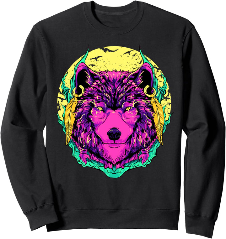 Werewolf Fierce Wolf Mythical Creature Majestic Beast Sweatshirt