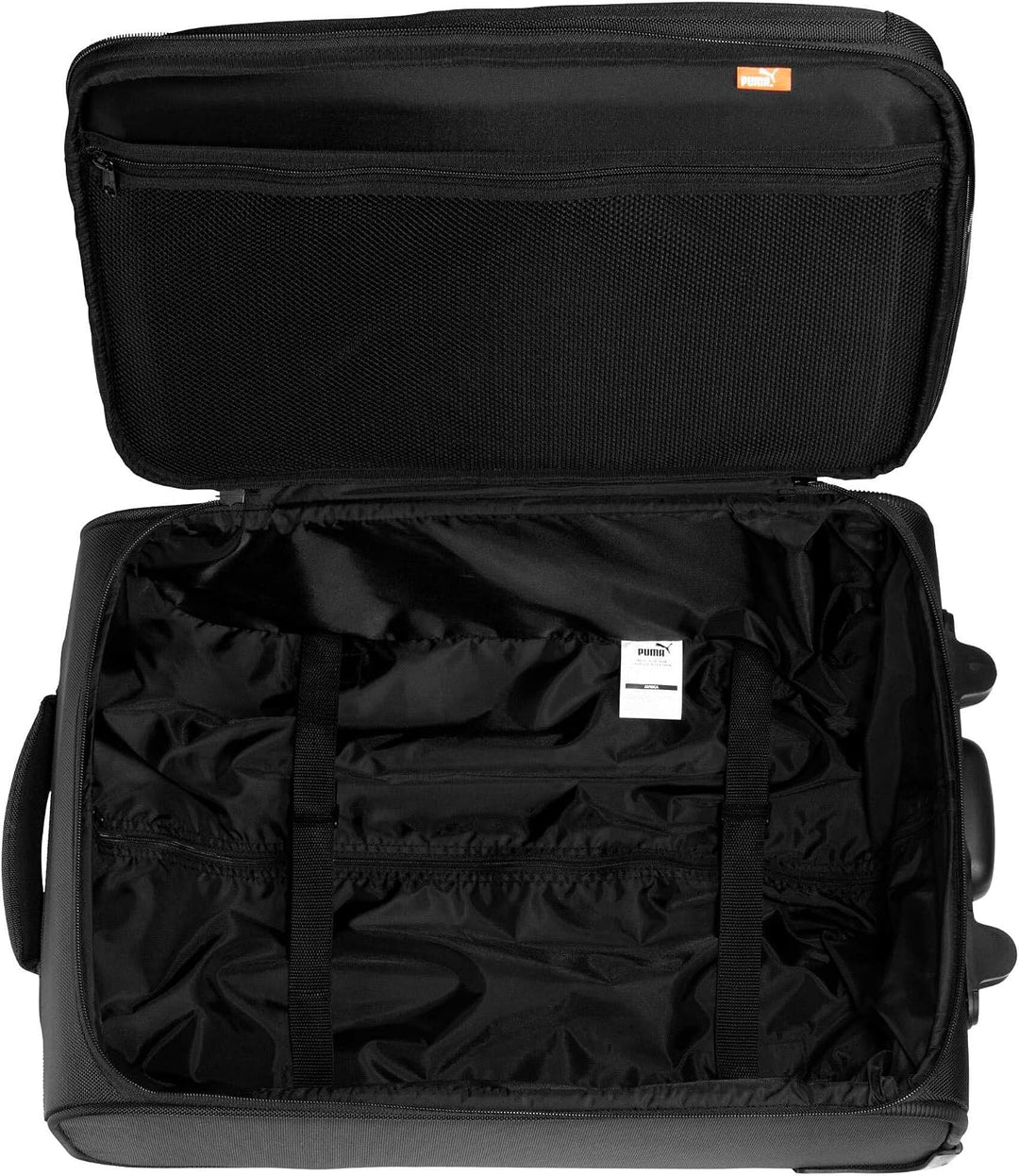 PUMA Unisex – Erwachsene Reisetasche Team Trolley Bag Schwarz, Schwarz