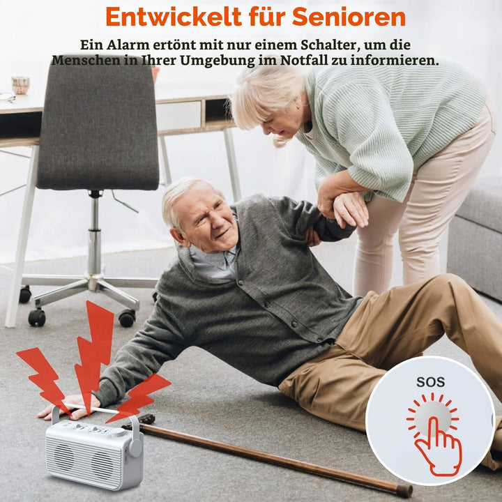 ANSTEN Sprachverstärker für Fernseher, 30m Reichweite, Plug and Play, Fernseher Lautsprecher Tragbar