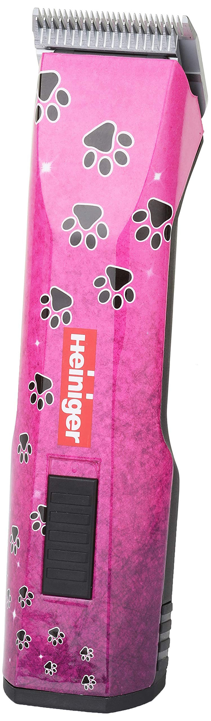 Heiniger Haarschneidemaschine Saphir Pink SS Draht mit Kopf Nr. 10, Zwei Akkus