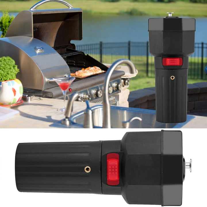 FTVOGUE Elektrischer Grill BBQ Grill Braten Motor 1.5V batteriebetriebene Schwarze Farbe