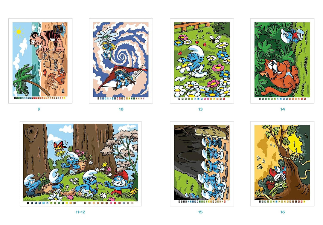 Coloriages mystères - Schtroumpfs, Taschenbuch