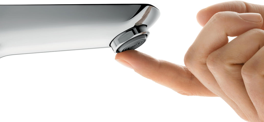 hansgrohe Wasserhahn Talis Select E (Armatur mit Auslauf Höhe 110 mm, ohne Ablaufgarnitur) Chrom Aus