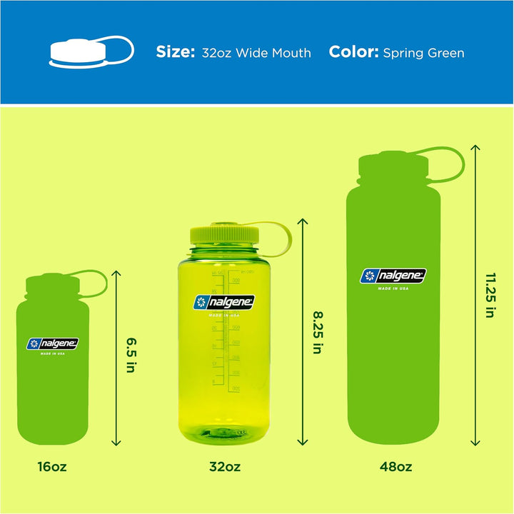 Nalgene WH Sustain Trinkflaschen Hellgrün 1 L Hellgrün Wasserflasche, Hellgrün Wasserflasche