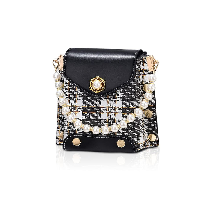 NICOLE &amp; DORIS Süsse Handtaschen Damen Handytaschen Klein Umhängetasche PU Leder Mini Schultertasche
