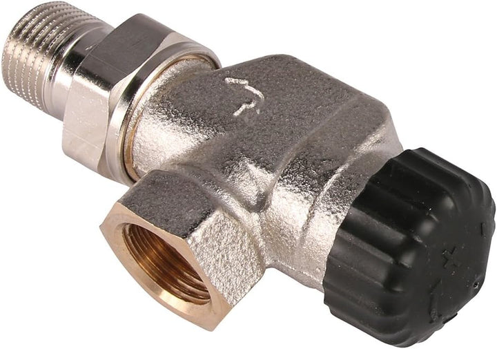 Heimeier 27133 2 Thermostatventil-Unterteil 1/2 Zoll, Axialform-1/2 Axialform - 1/2 Zoll, Axialform
