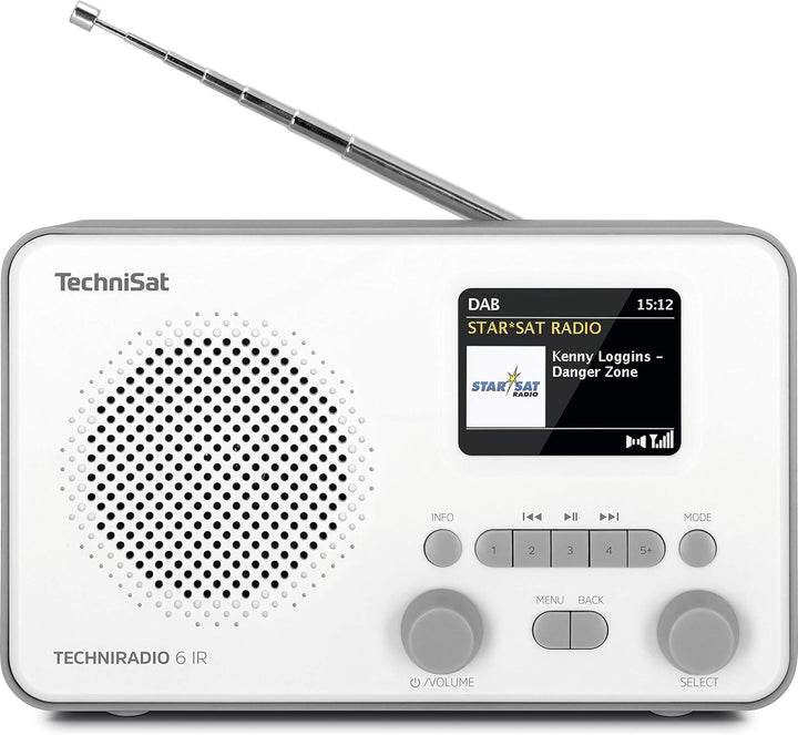 TechniSat TECHNIRADIO 6 IR – portables Internetradio (DAB+, UKW, WLAN, Bluetooth, Farbdisplay, Wecke