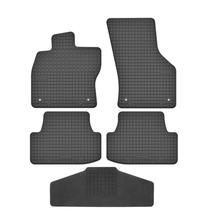 Fussmatten Vorne, Hinten + Tunnel Matte 5er Set für Audi Q2 / SQ2 / Q2L / e-tron ab 2016 Gummi Gummi