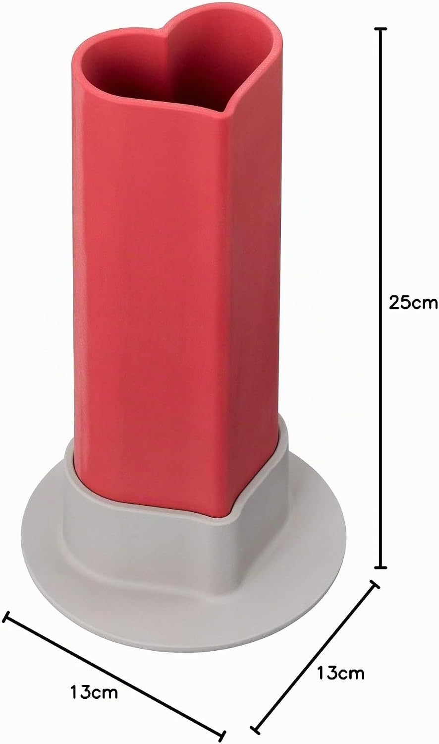 Original Kaiser Inspiration Backform Kastenform 25 cm mit Herz Motiv-Einsatz, Königskuchenform antih