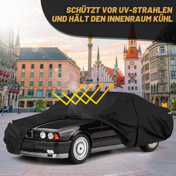 Autoabdeckung Wasserdicht für 1988-2002 BMW 5 Series E34 E39, Vollgarage Autoplane Auto Abdeckplane