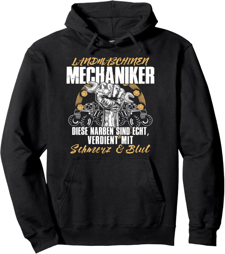 Traktor Landwirt Geschenk Motiv mit Spruch Bauer Agrarstarz Pullover Hoodie