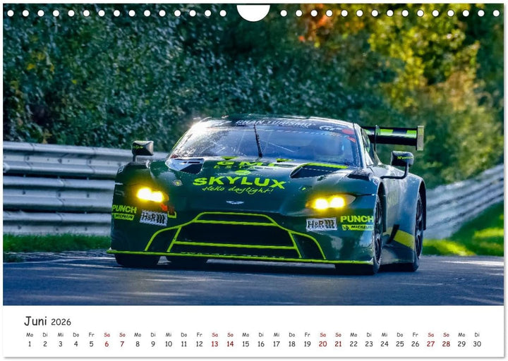Nüburgring Langstrecken Serie 2026 (Wandkalender 2026 DIN A4 quer), CALVENDO Monatskalender: Die Sch