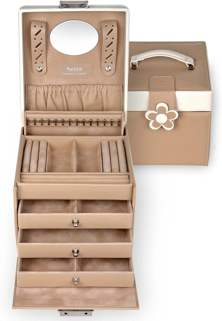 SACHER Schmuckkasten Erika bella fiore/beige, Beige