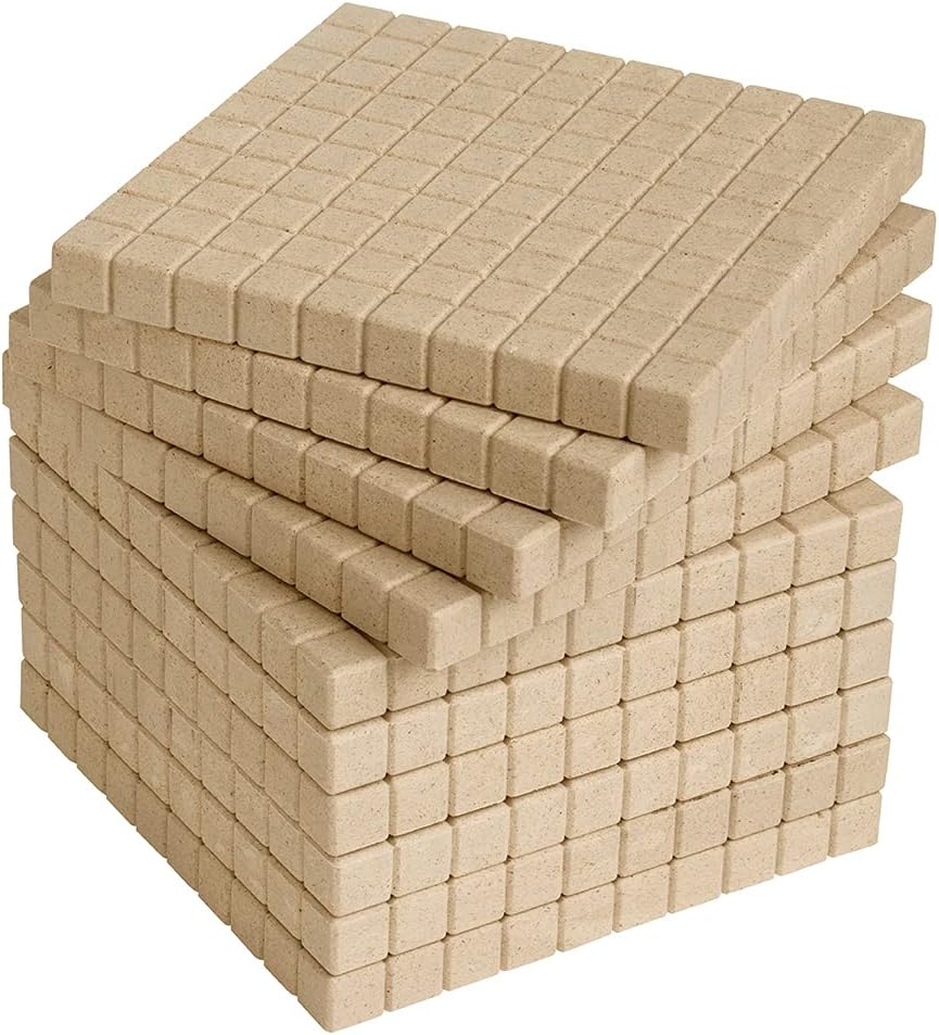 Linex Basisset Zählen und Rechnen, Dezimalsystem (bis 1.000), Holz, 121 Teile