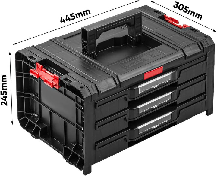 PAFEN Rollende Werkstatt Werkstattschublade - Premium Werkzeugtrolley - Werkzeugkasten auf Rädern 64