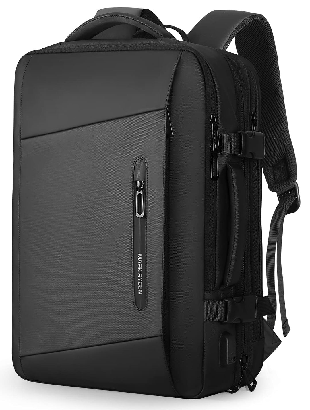 MARK RYDEN Erweiterbarer 25L-40L Rucksack,17-Zoll Business Rucksack Herren, Laptop-Tasche mit USB-La