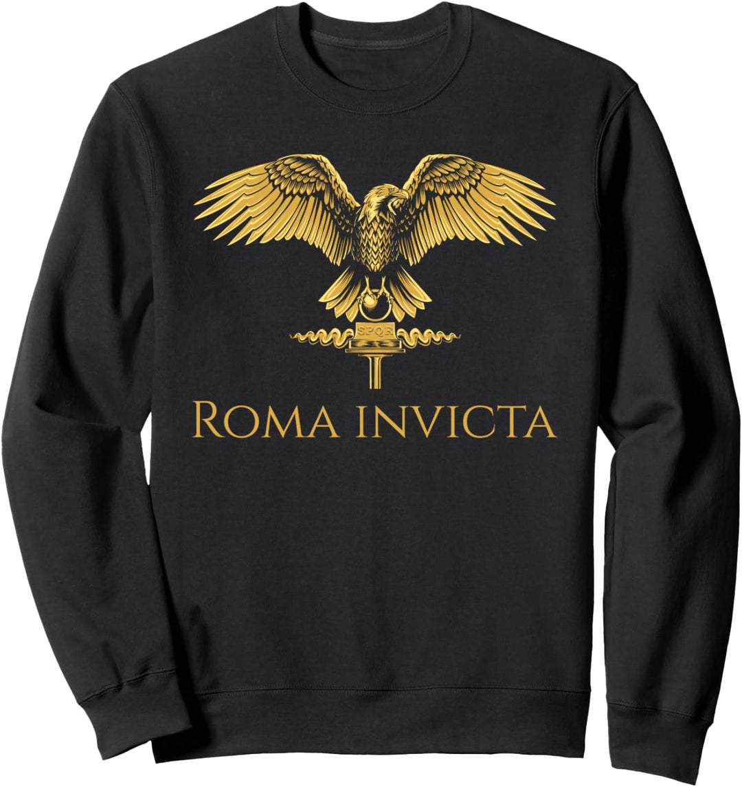 Roma Invicta - History Of Ancient Rome - Roman Eagle - SPQR Sweatshirt
