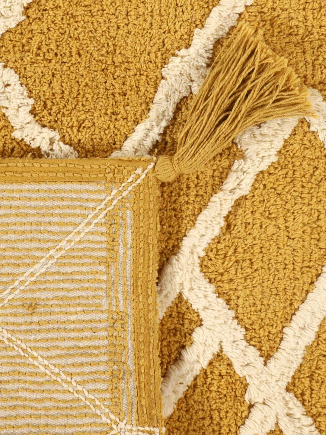 RugVista Badematte Riviera, 90 x 60 cm, Rechteckig, Mittelflor, Moderner Badteppich, Maschinenwaschb