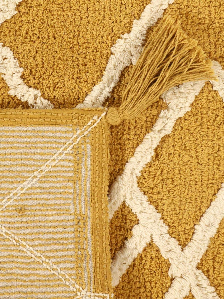 RugVista Badematte Riviera, 90 x 60 cm, Rechteckig, Mittelflor, Moderner Badteppich, Maschinenwaschb