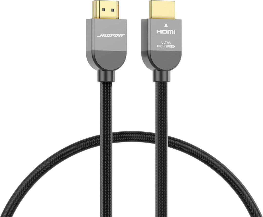 RUIPRO 8K Zertifiziert HDMI 2.1 Kabel 1M Ultra HD High Speed 48Gbps 8K@60Hz 4K@120Hz Dynamisches HDR