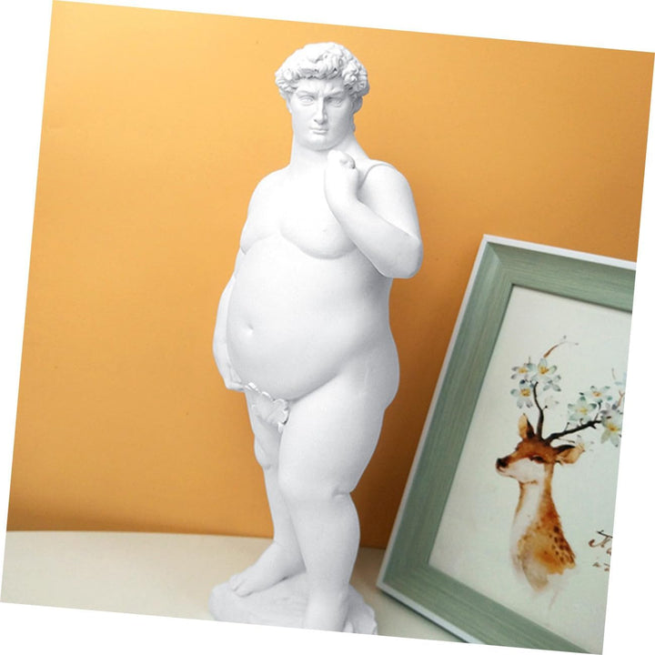 Garneck 1 Stück Fat David Statue Römische Davidstatue Griechische Figur Berühmte Skulptur Bücherrega