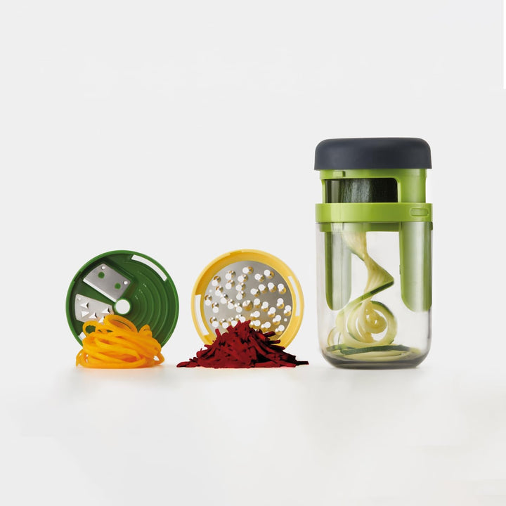Joseph Joseph Spiro Hand Held Gemüseschneider Spiralizer, Spaghetti Zoodle Zucchini Nudel Lebensmitt