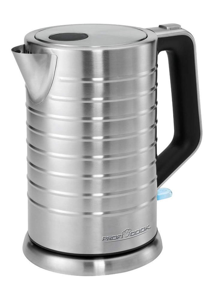 ProfiCook® Edelstahl-Wasserkocher | 1,7 Liter | 100° C | 850–2200 W max. | Wasserkocher | Aussenlieg