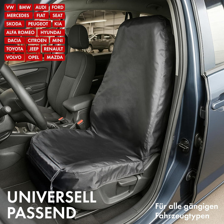 Walser Auto-Sitzauflage Dirty Harry, Universaler Auto Schutzbezug Werkstatt aus Polyester, Werkstatt