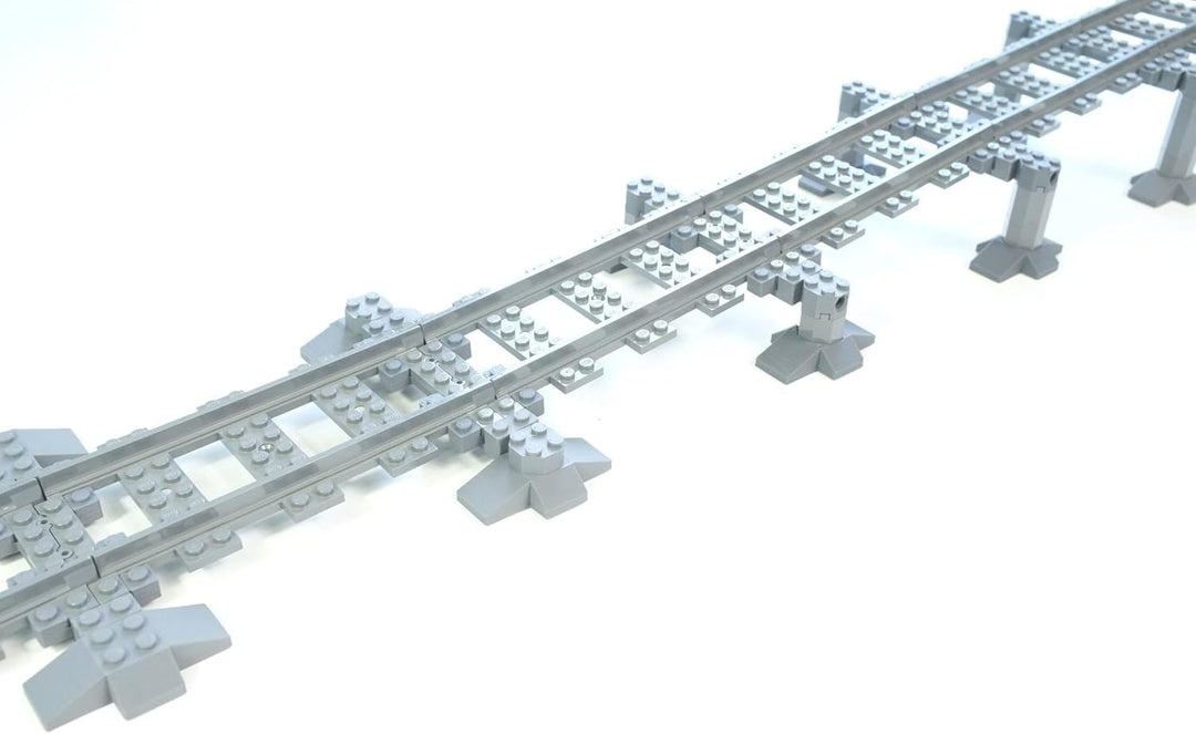 Trixbrix Supports Bundle 2.0 Compatible with Lego City Train Sets 60197 60198 10277 60205 60238 6033