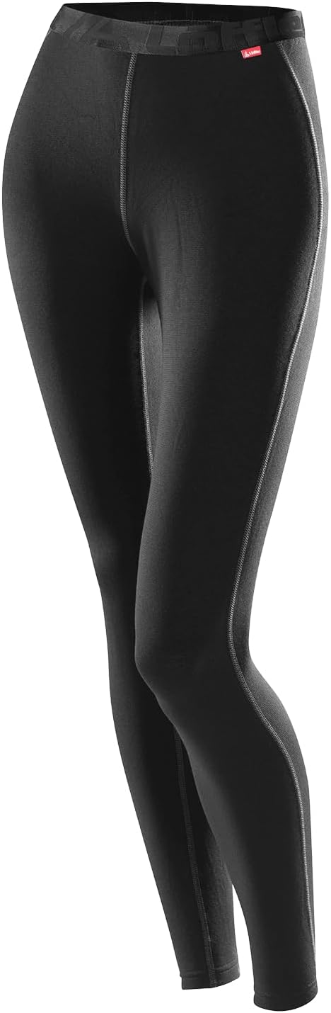Löffler Damen Unterhose DA Lang Transtex Warm 34 Schwarz, 34 Schwarz