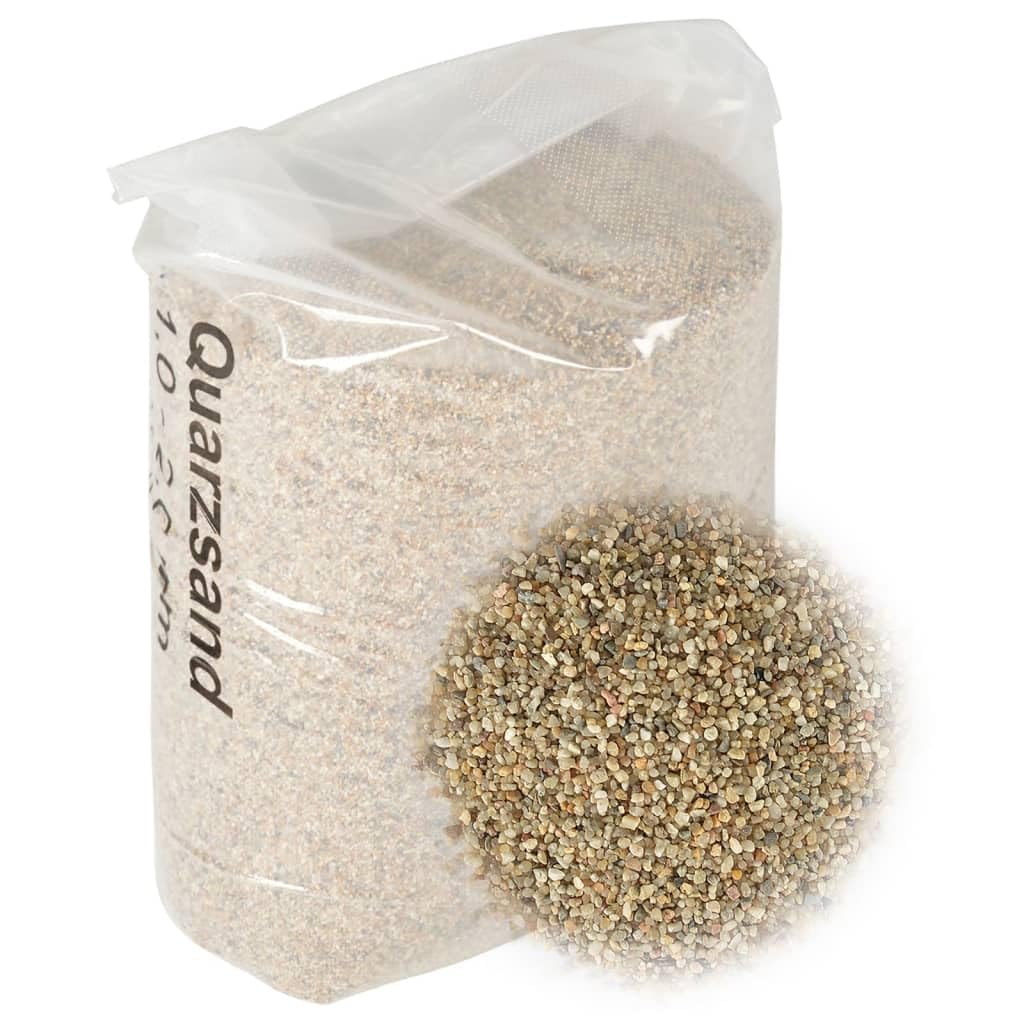 vidaXL Filtersand, Poolfilter Quarzsand für Poolreinigung, Geruchloser Sand für Filteranlagen, Filte