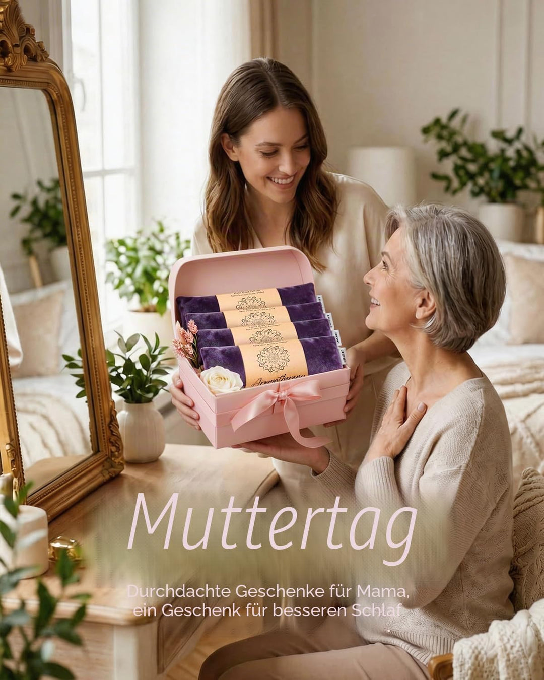 Hihealer 2er / 4er-Pack Augenmaske Gewichts-Augenmaske mit Lavendel-Aromatherapie für Schlaf, Yoga,