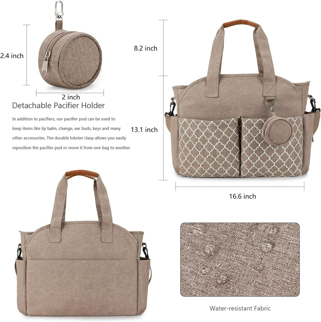 Wickeltasche Tote Baby Wickeltasche Grosse Babytaschen für Mama mit Wickelstation Multifunktions Rei