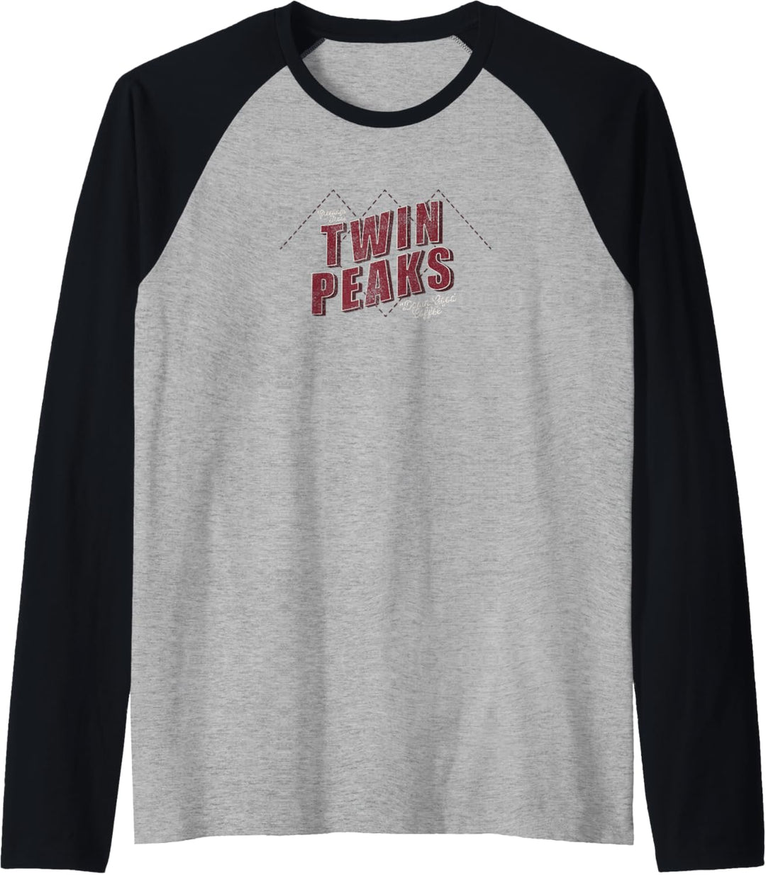 Twin Peaks Greeting From Twin Peaks Darn Good Coffee Raglan