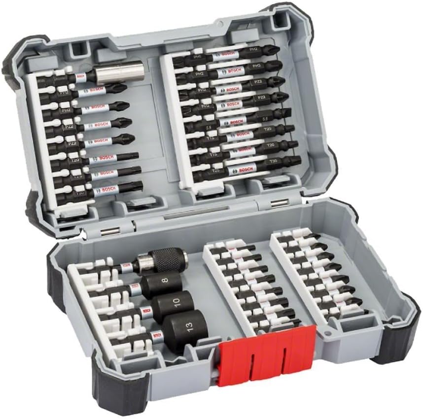 Bosch Professional 36 tlg. Schrauberbit Set (Impact Control, Pick and Click, Zubehör Schlagschrauber